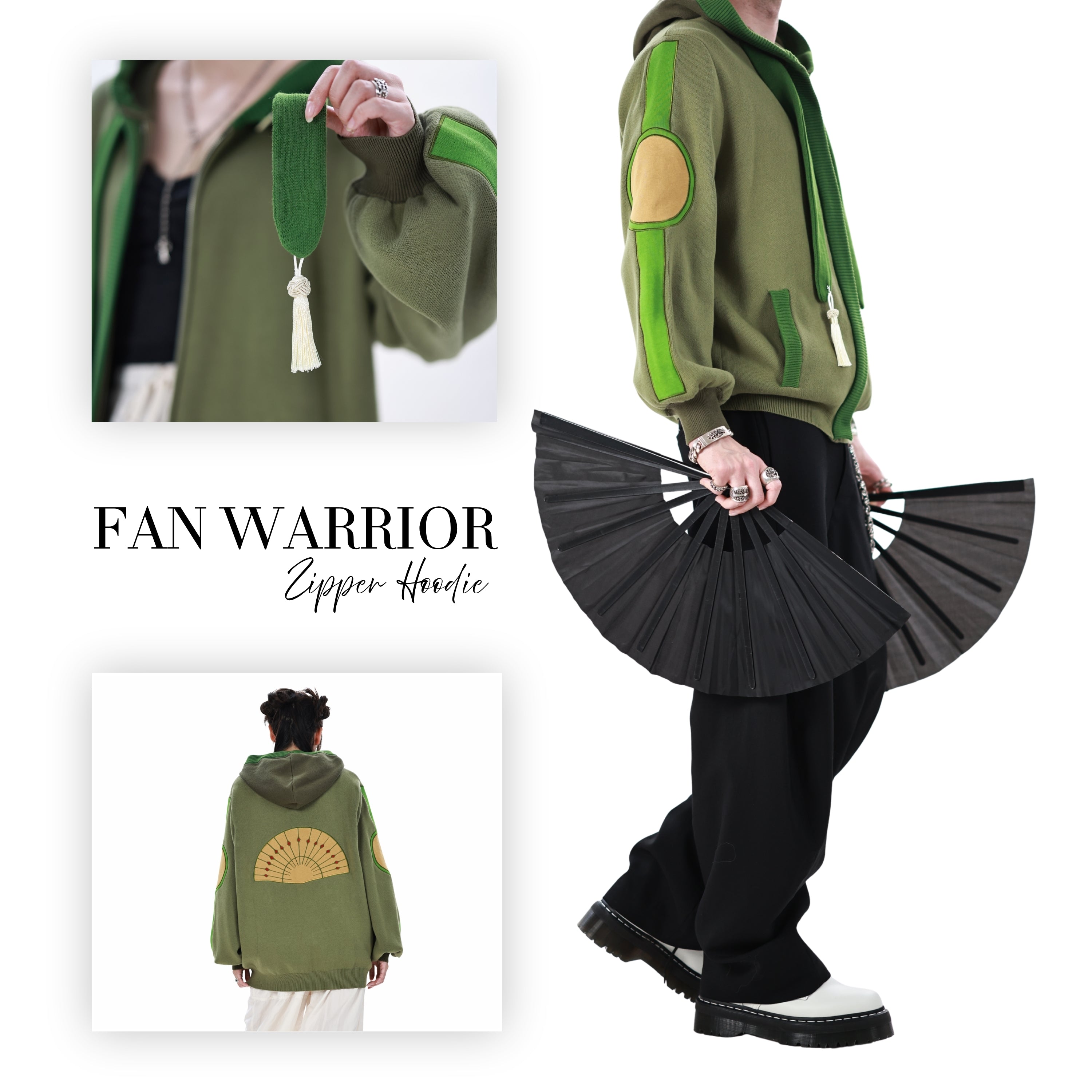 Fan Warrior Zipper Hoodie Preorder
