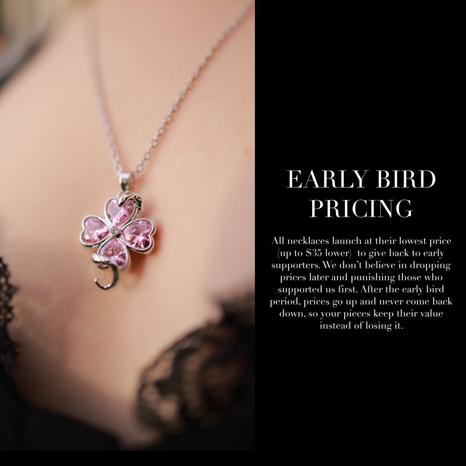 Silver Eternal Love Necklace Preorder