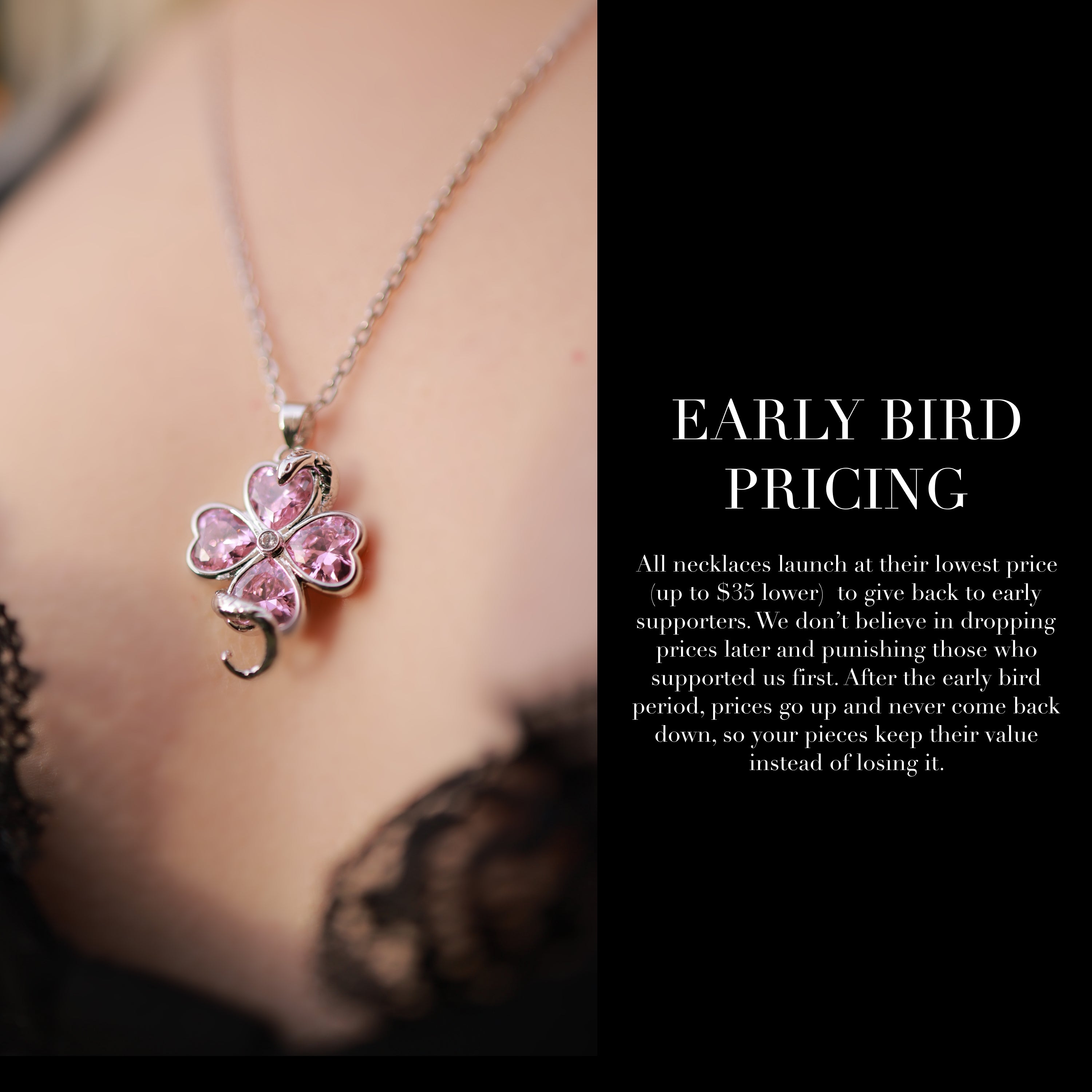 Silver Eternal Love Necklace Preorder