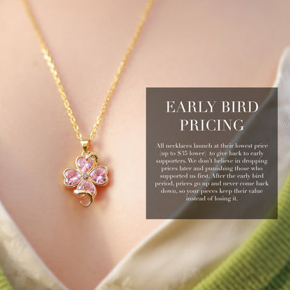 Gold Eternal Love Necklace Preorder