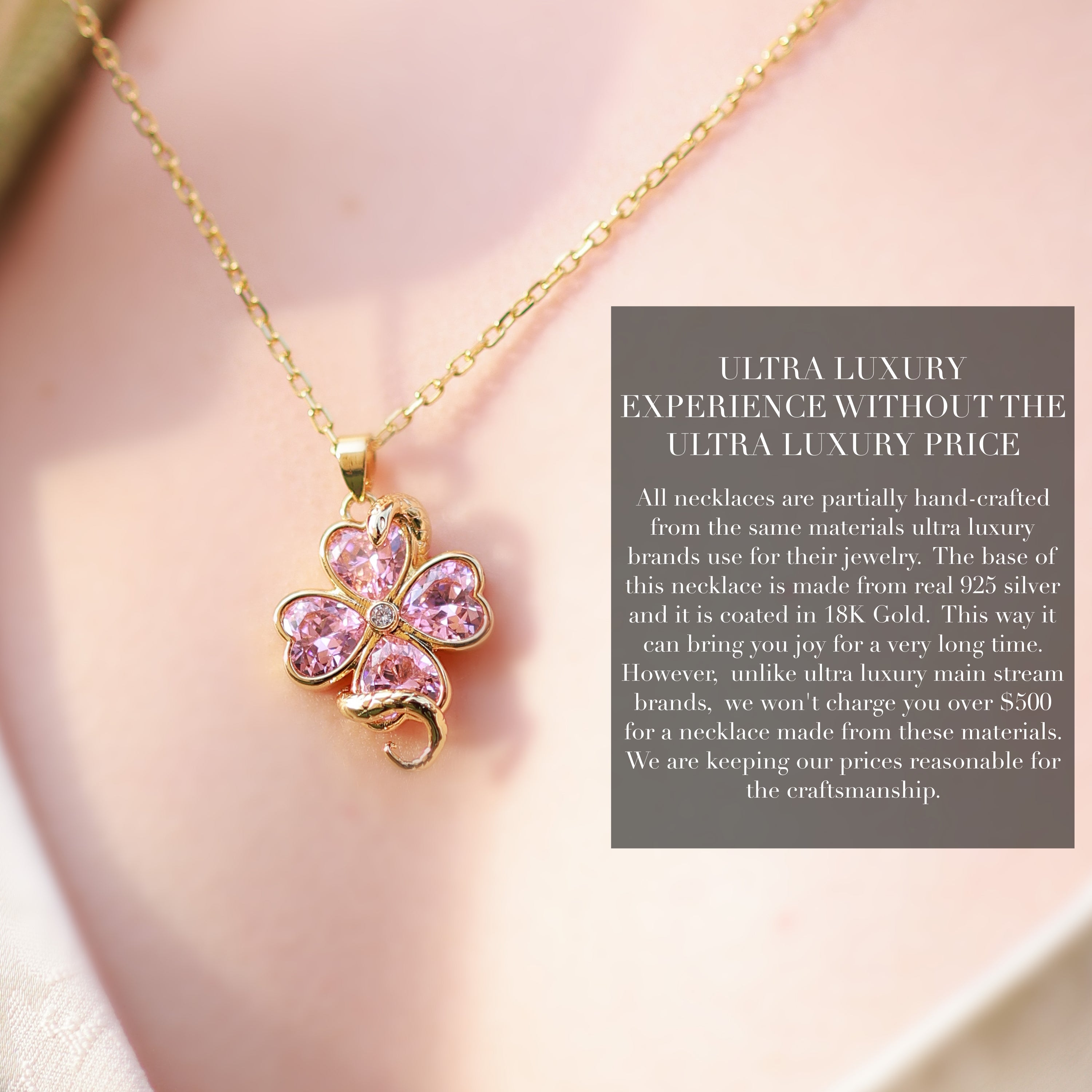 Gold Eternal Love Necklace Preorder