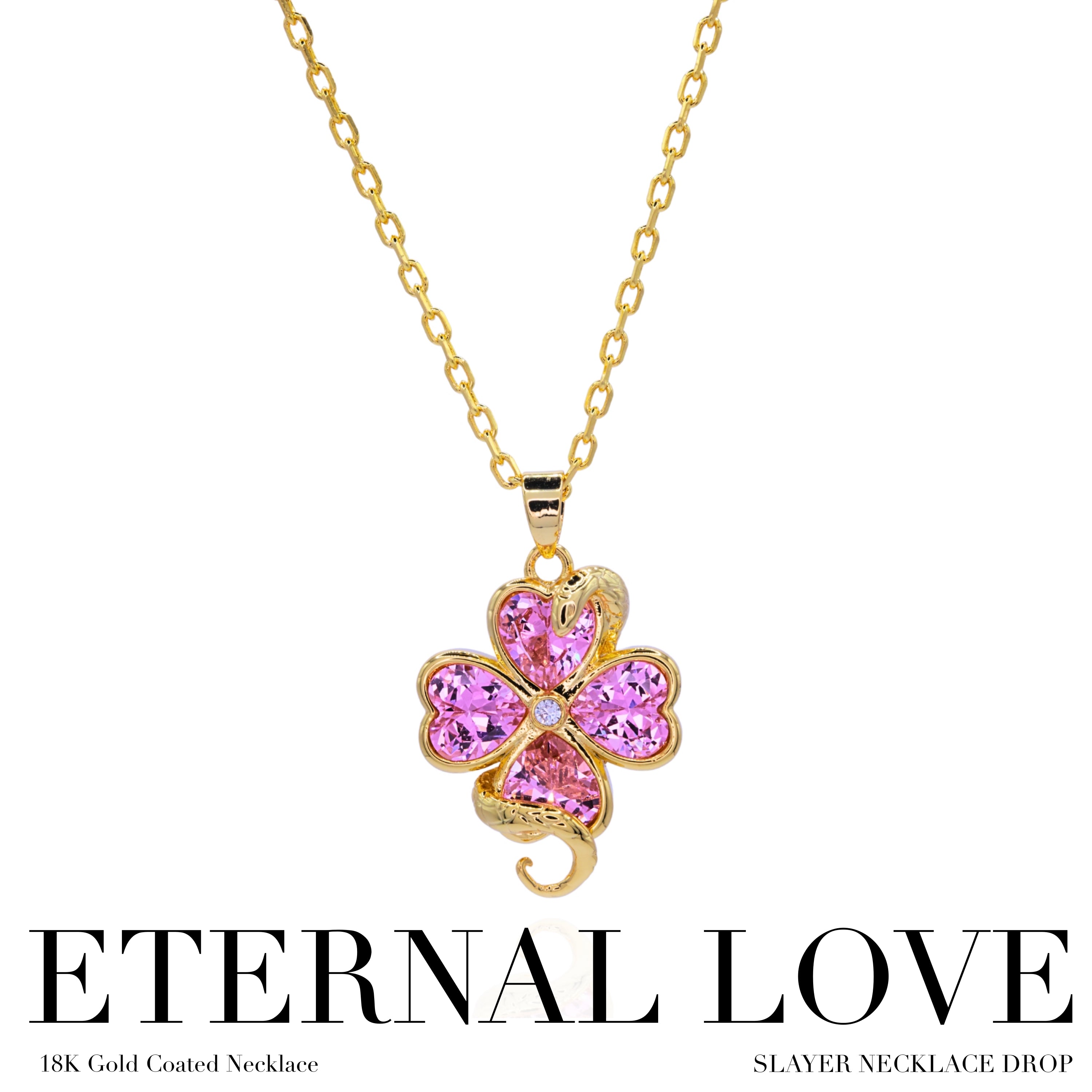 Gold Eternal Love Necklace Preorder