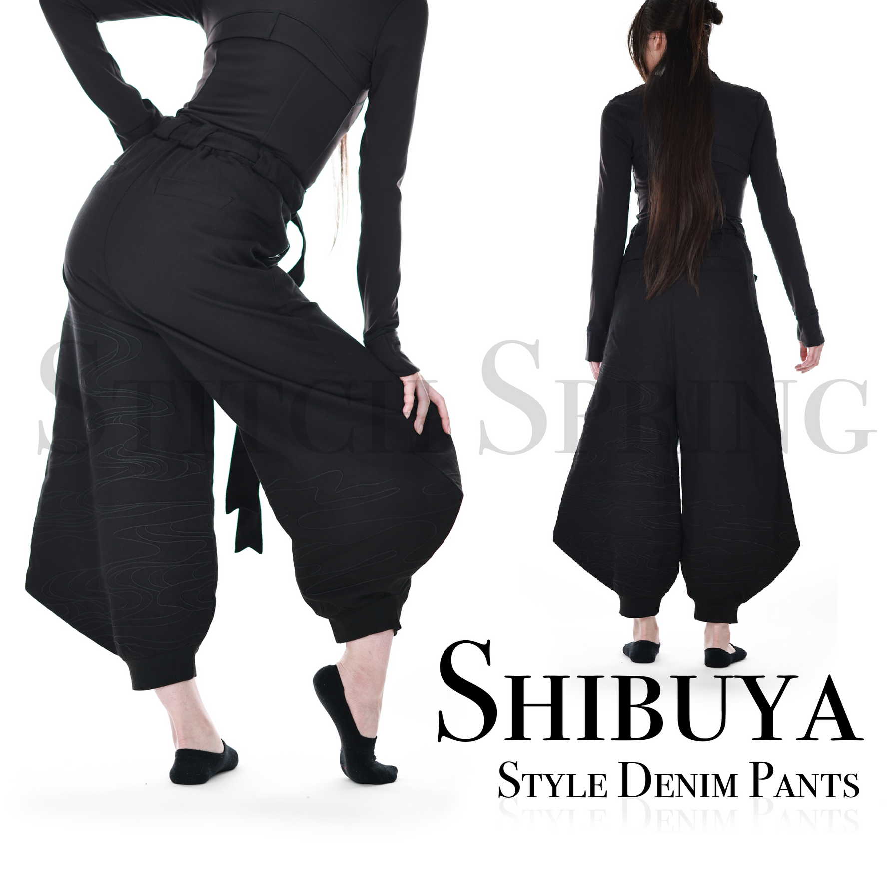 Shibuya Pants Preorder | Subtle Japanese Pants | Black Harem Pants ...