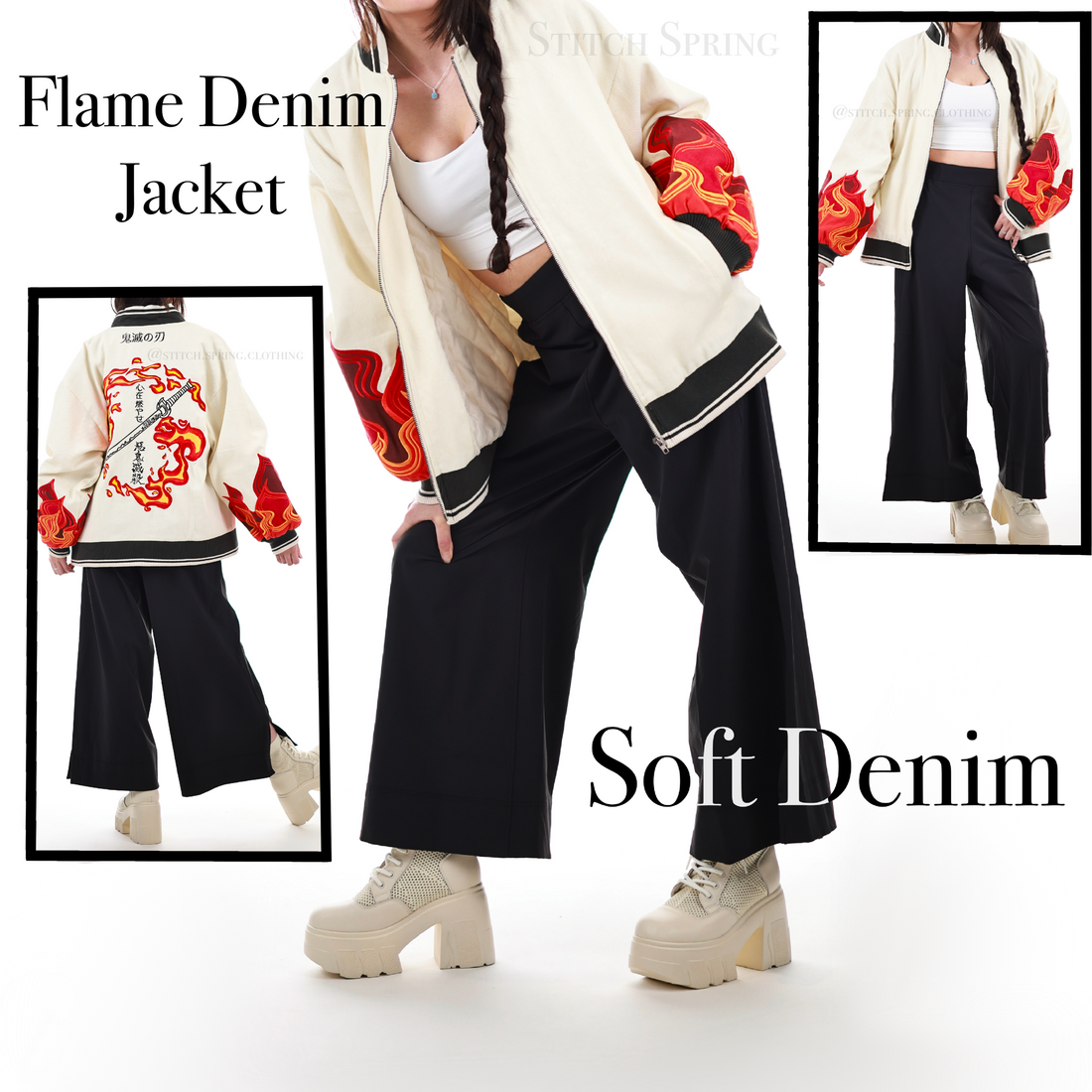 Flame Denim Jacket Preorder
