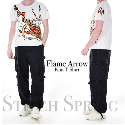 Flame Arrow Knit T-Shirt Preorder