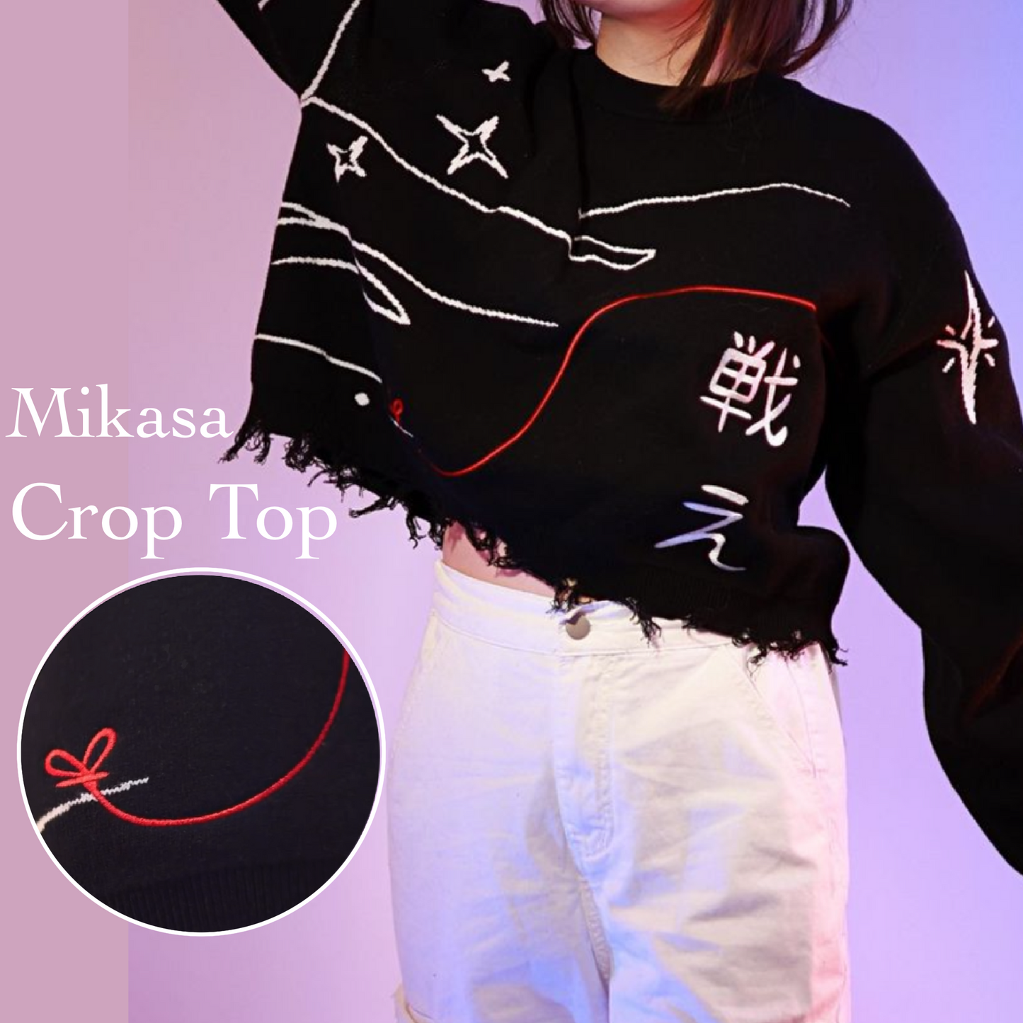 Mikasa Crop Sweater