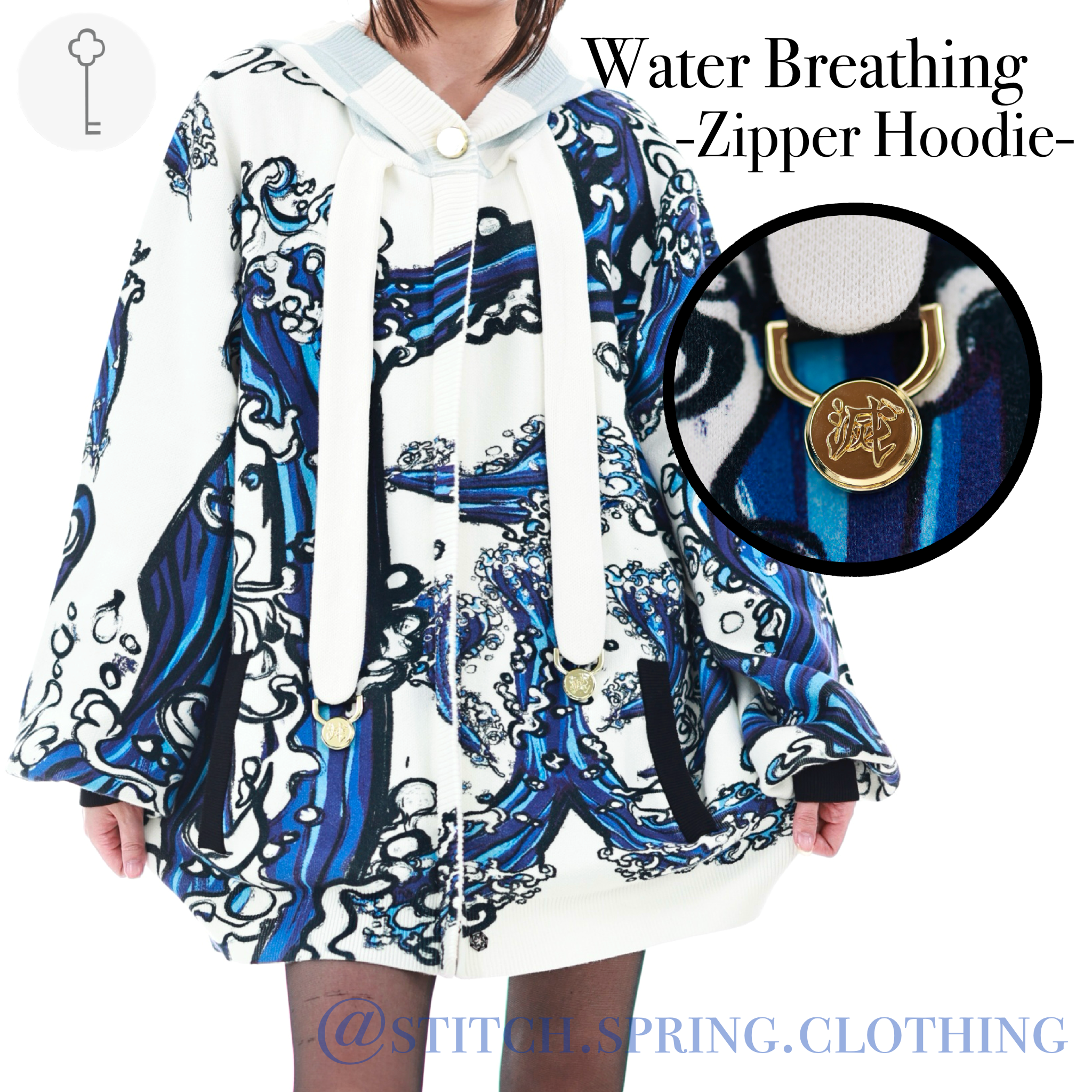 Water Breathing Zipper Hoodie Preoder