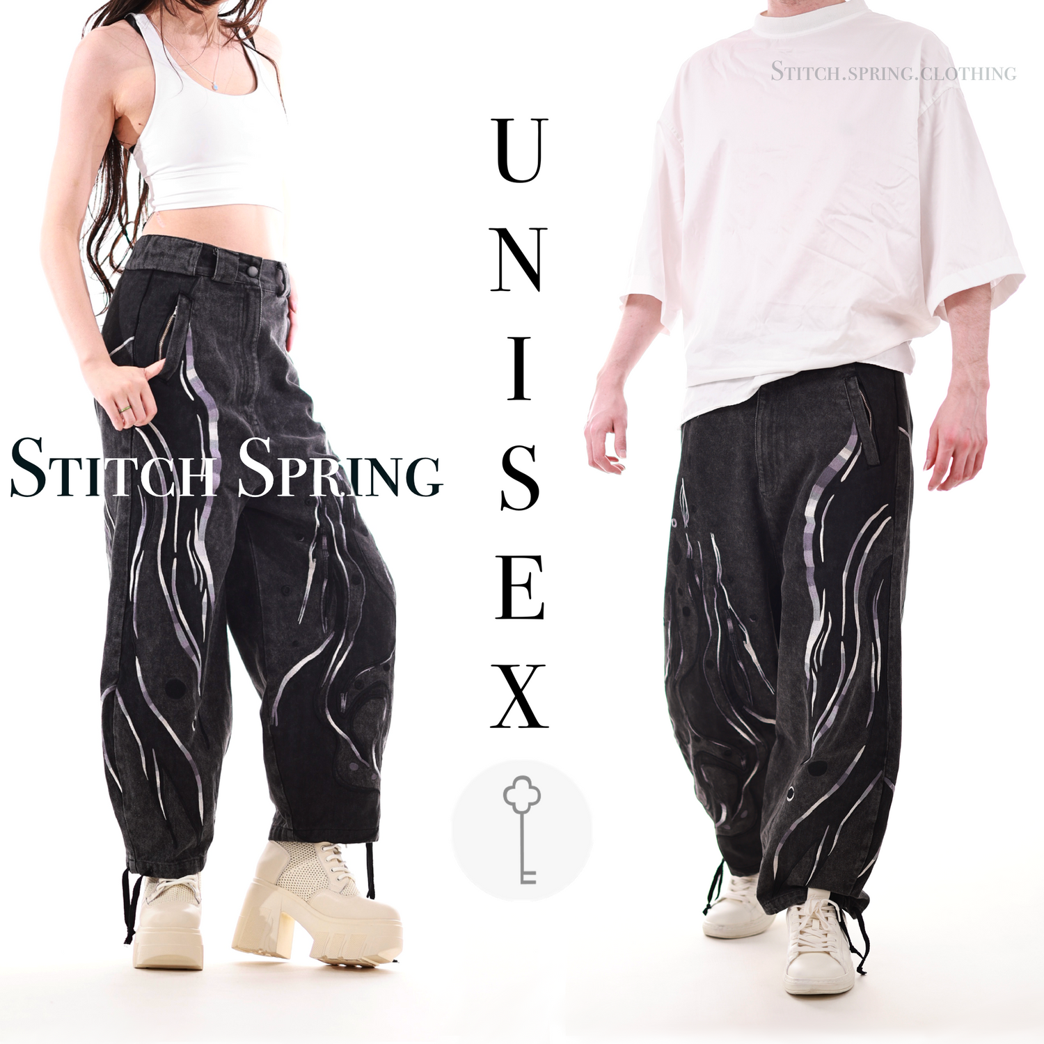 Black Aura  Denim Pants Preorder