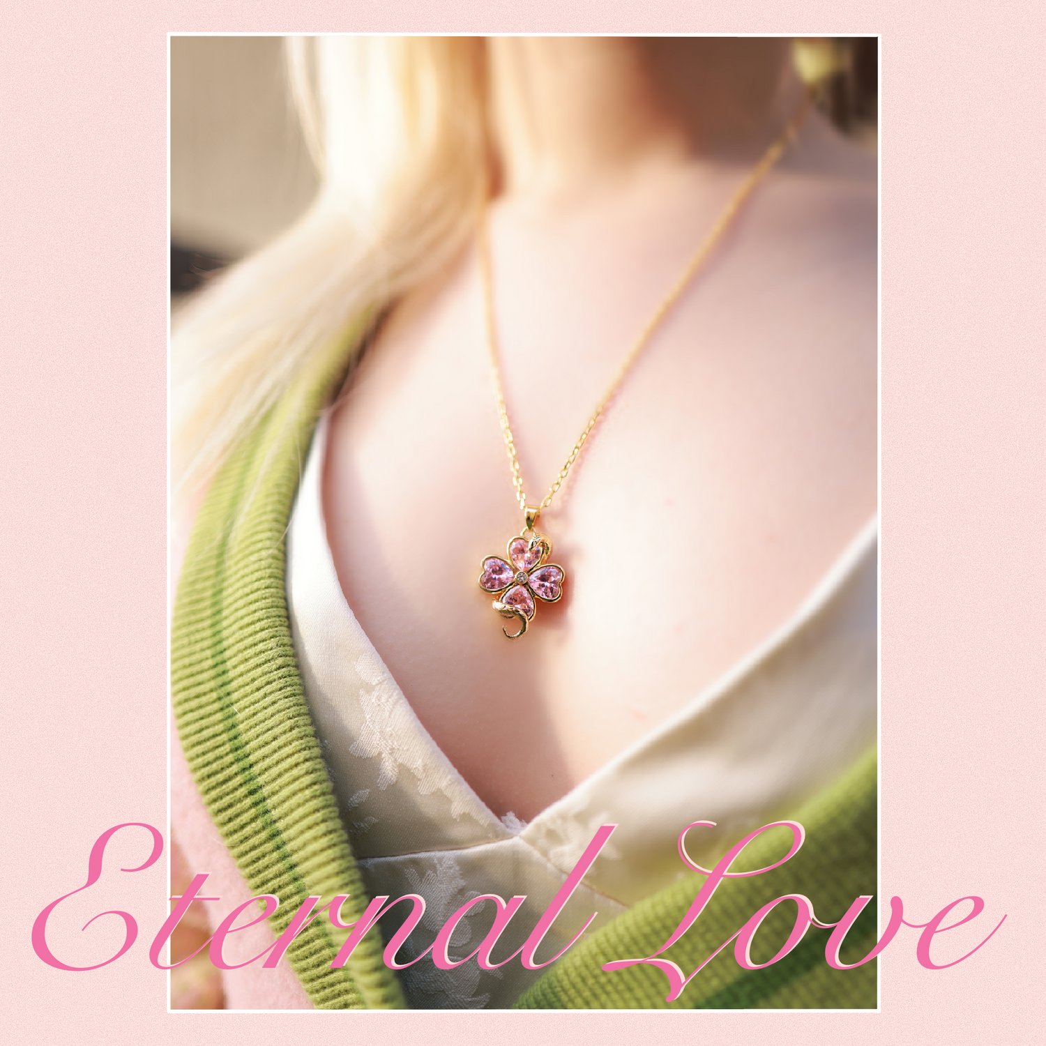 Gold Eternal Love Necklace Preorder