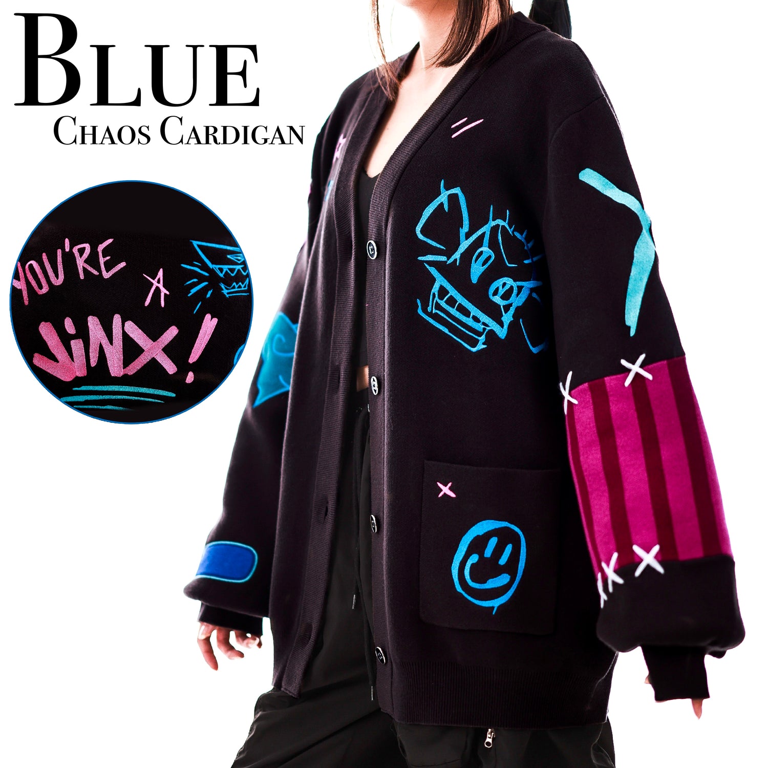 Blue Chaos Cardigan Preorder