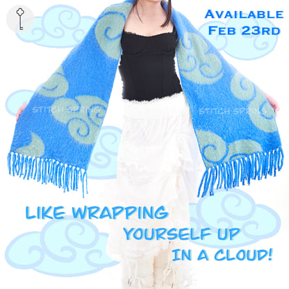 Blue Cloud Scarf Preorder