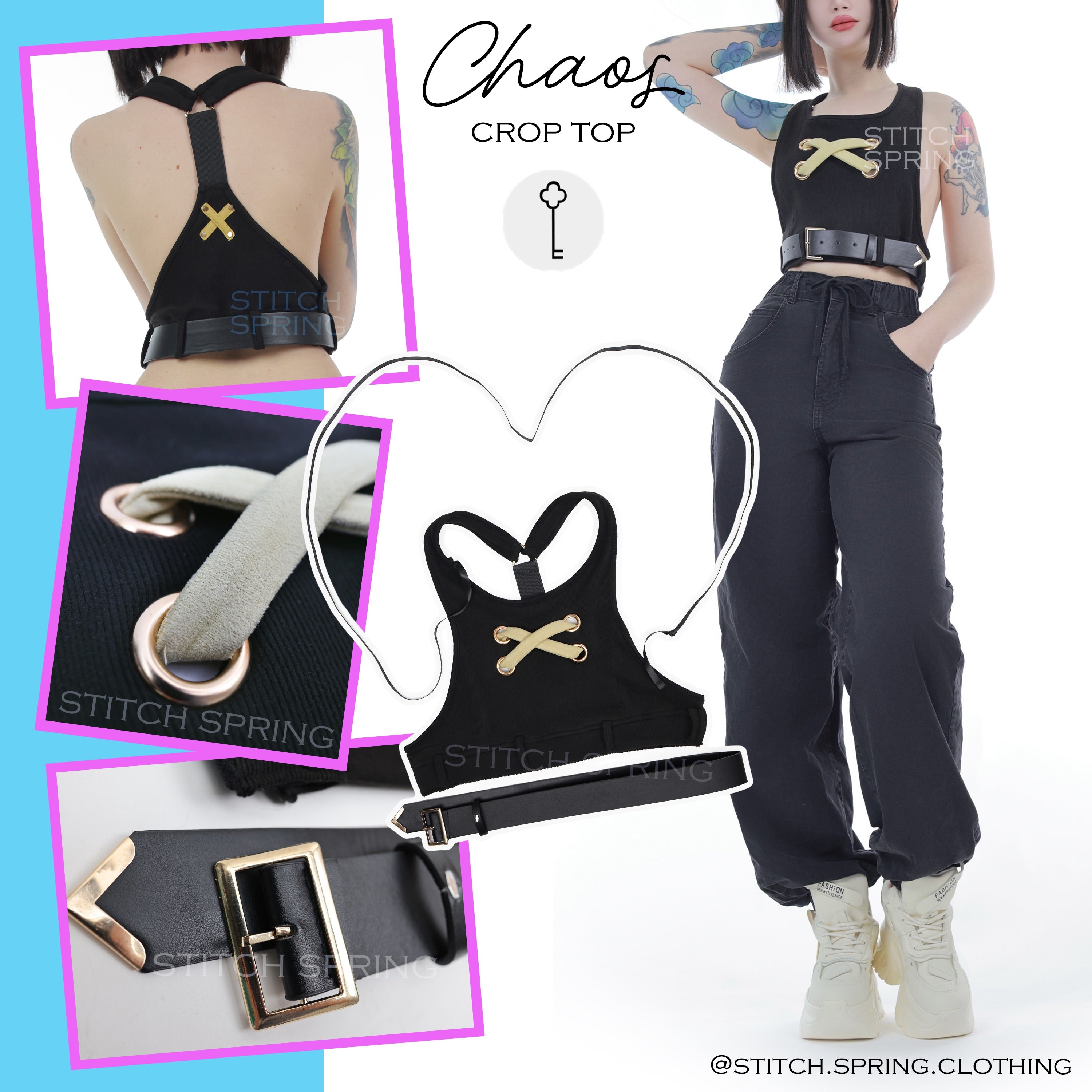 Chaos Crop Top Preorder