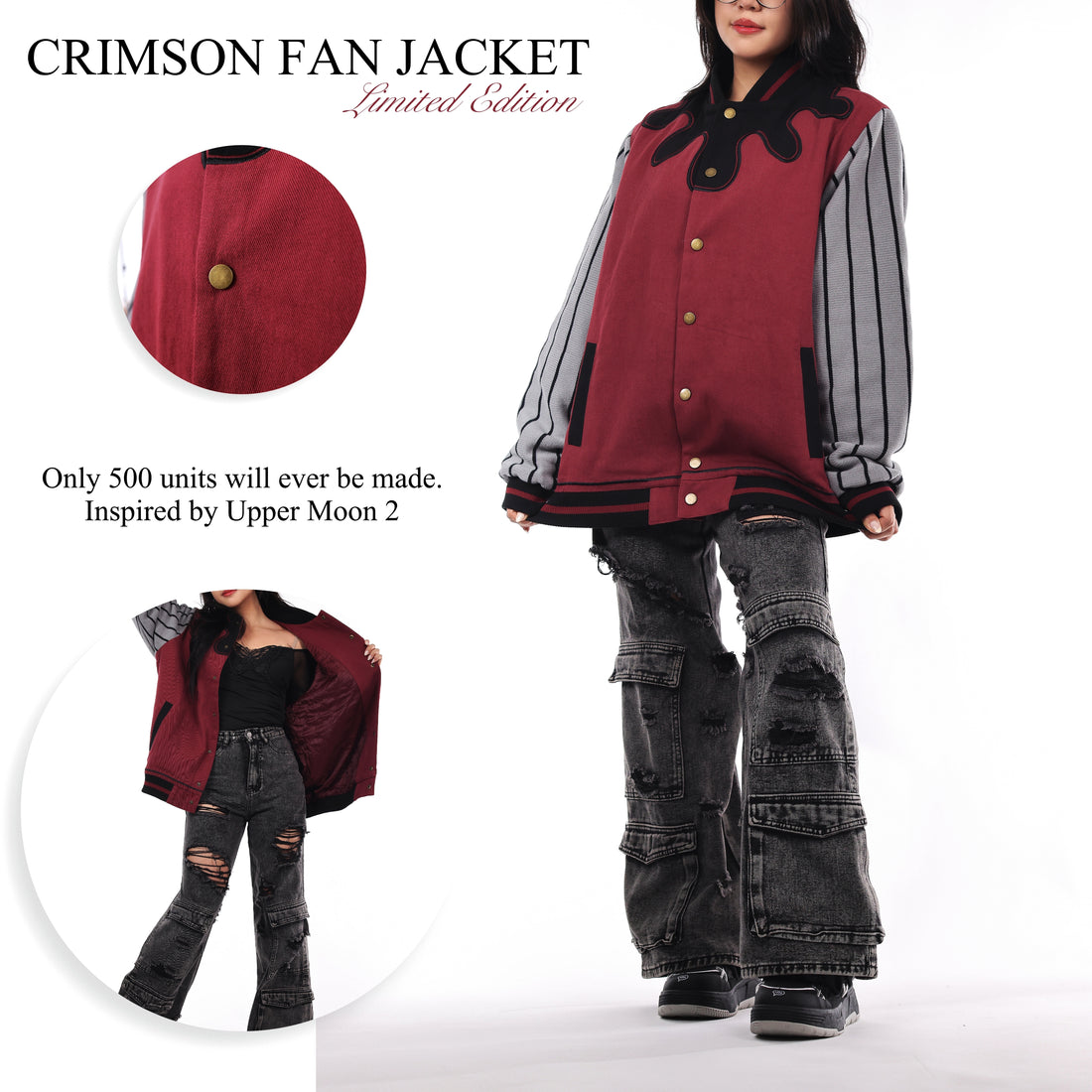 Crimson Fan Jacket Preorder