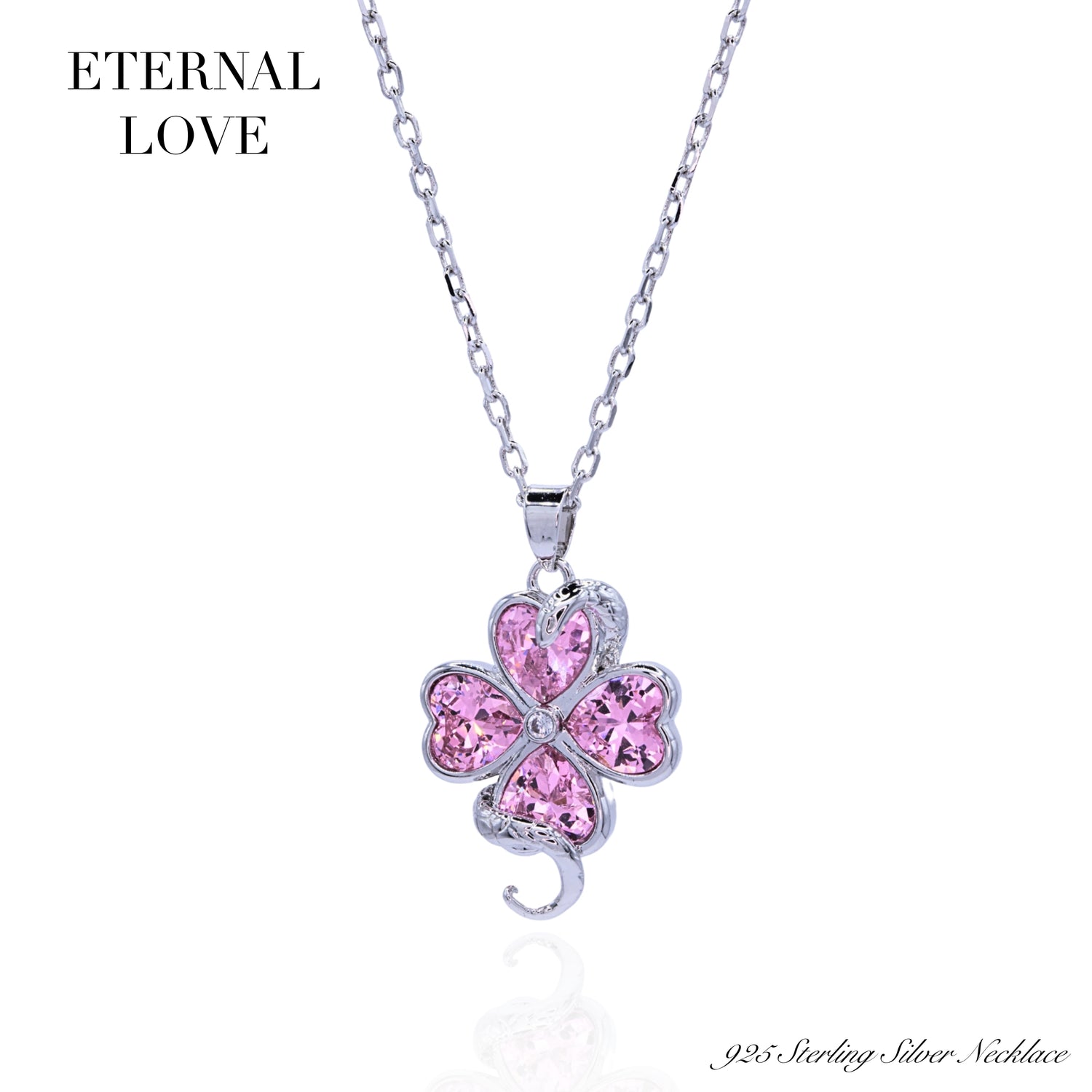 Silver Eternal Love Necklace Preorder