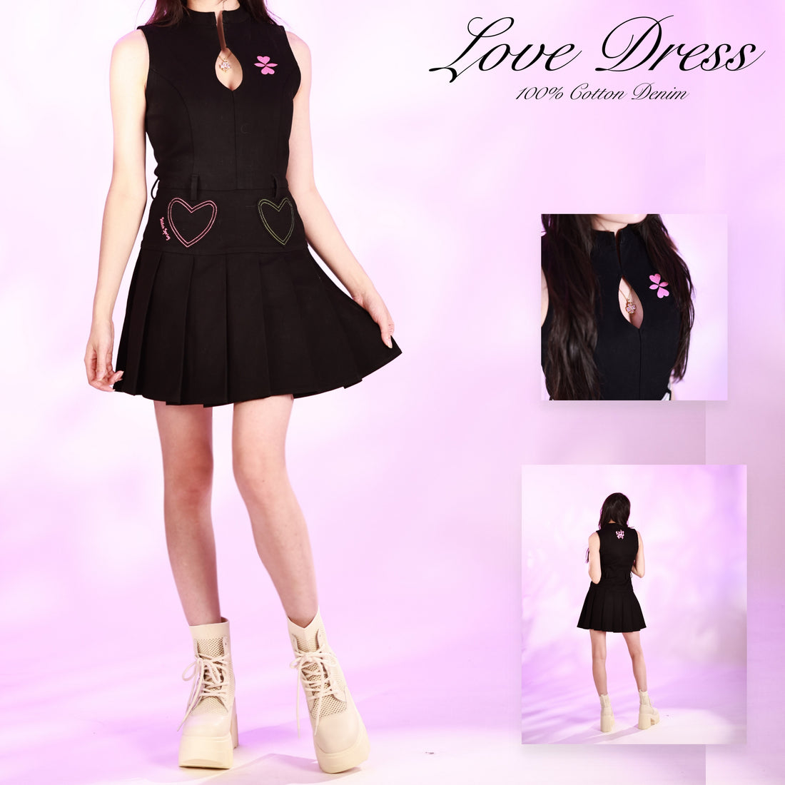 Denim Love Dress Preorder