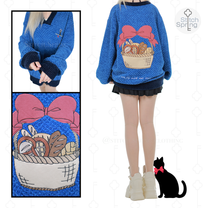 Witch Cat Velvet Sweater Preorder