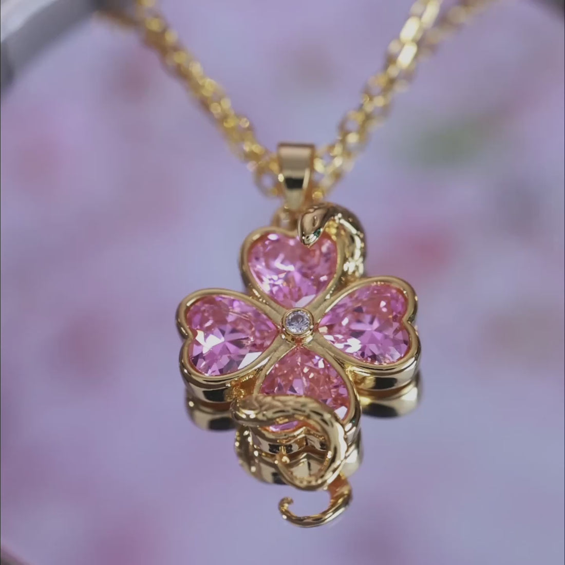 Gold Eternal Love Necklace Preorder