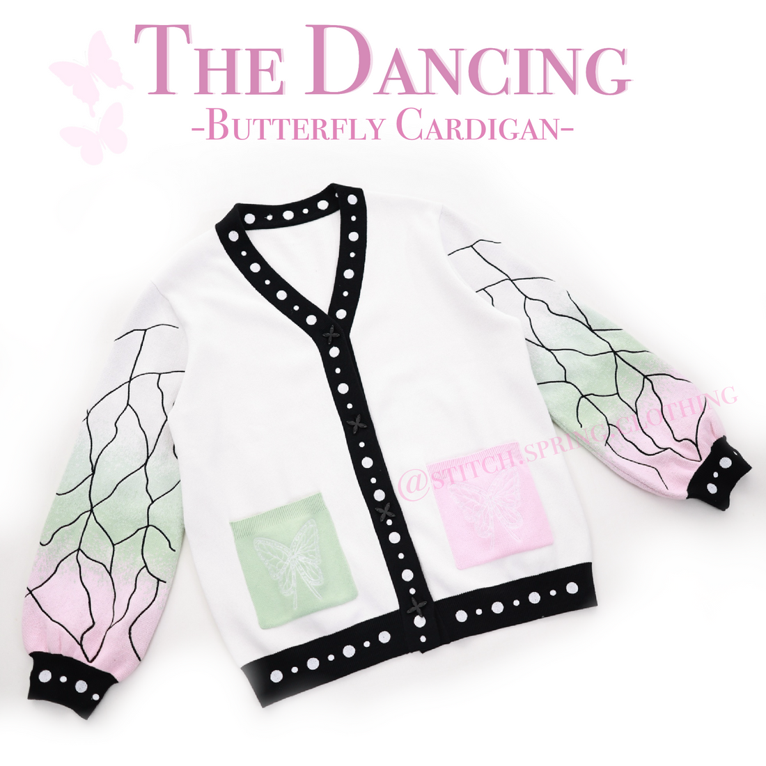 Dancing Butterfly Cardigan Preorder
